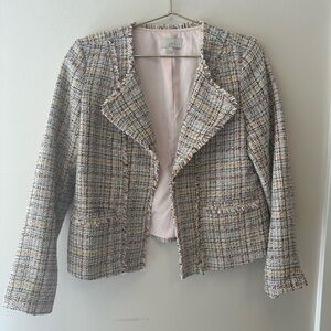 LOFT tweed blazer
